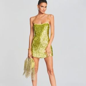Retrofete Dress - Nara Sequin Fringe Mini Dress